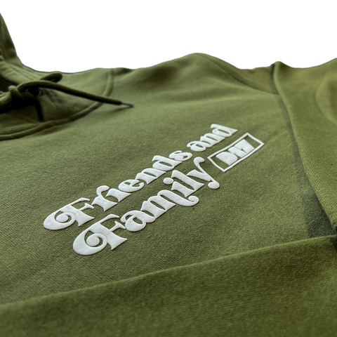 D17 Friends and Family Hoodie - Army Green