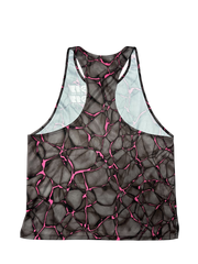 D17 Running Team Singlet - Electric Pink
