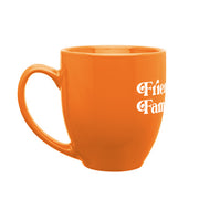 D17 Friends and Family Bistro Mug - Orange