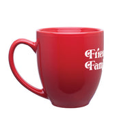 D17 Friends and Family Bistro Mug - Red